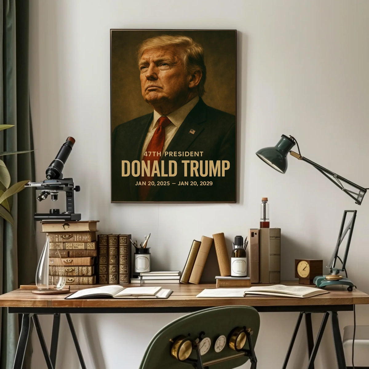 Donald Trump Visionary of the Future Poster