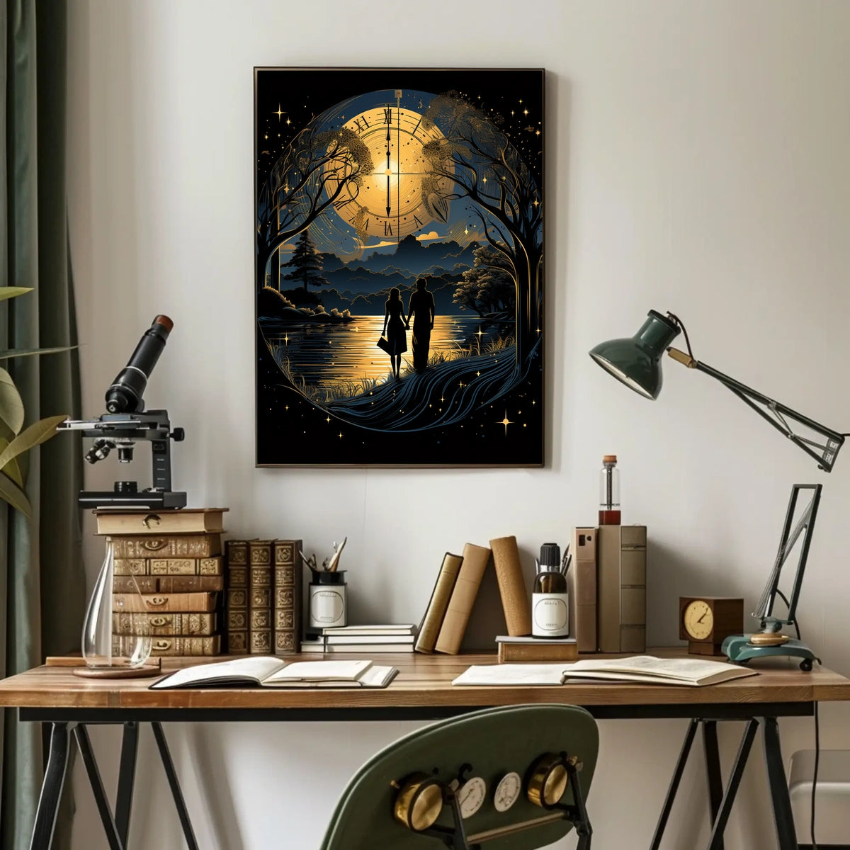Romantic Cosmic Illusionary Fantasy Art Poster