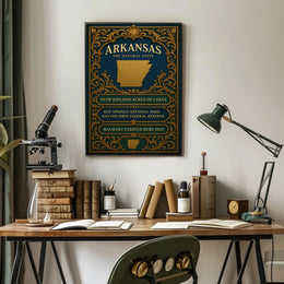 Arkansas The Natural State Poster