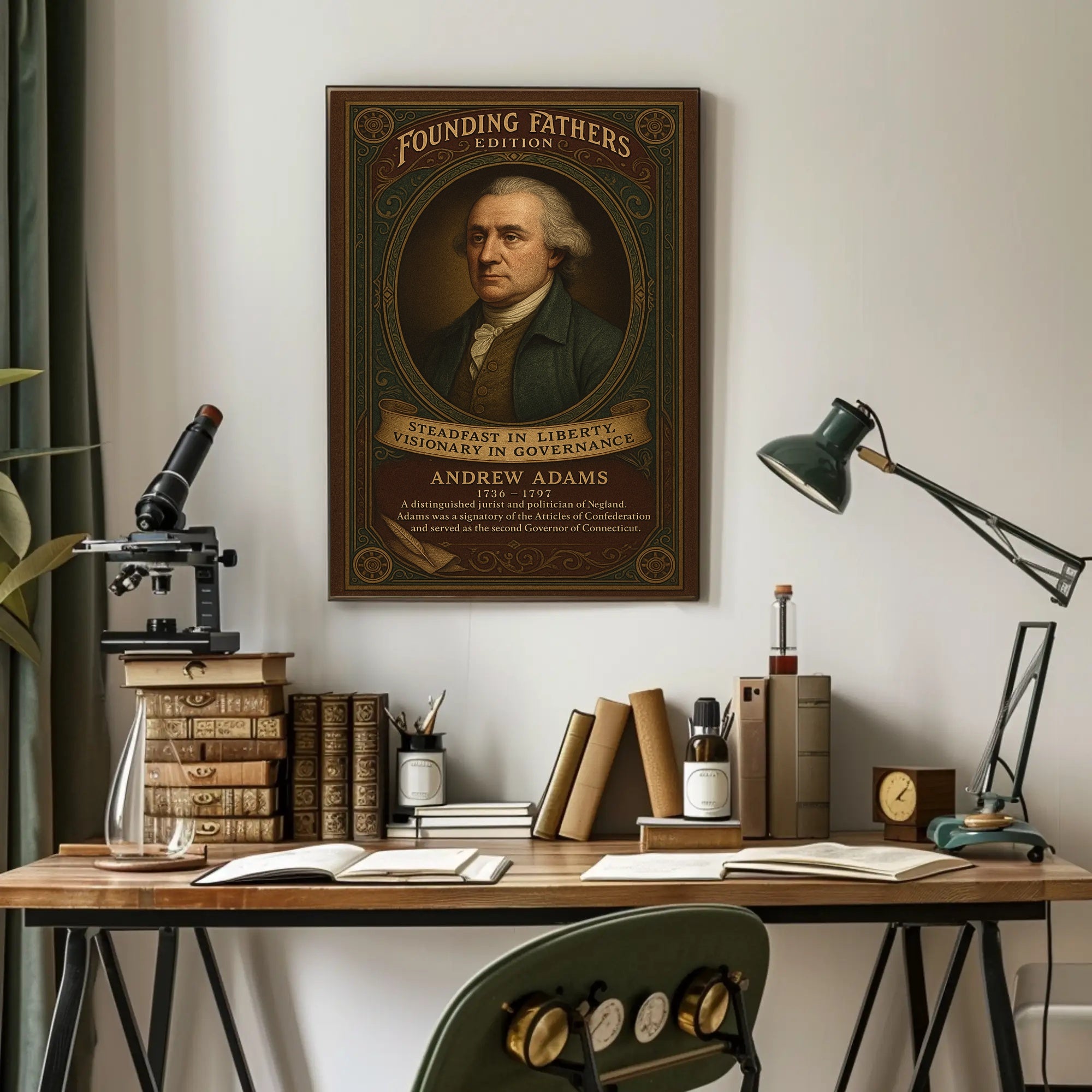 Andrew Adams Founding Fathers Edition Poster