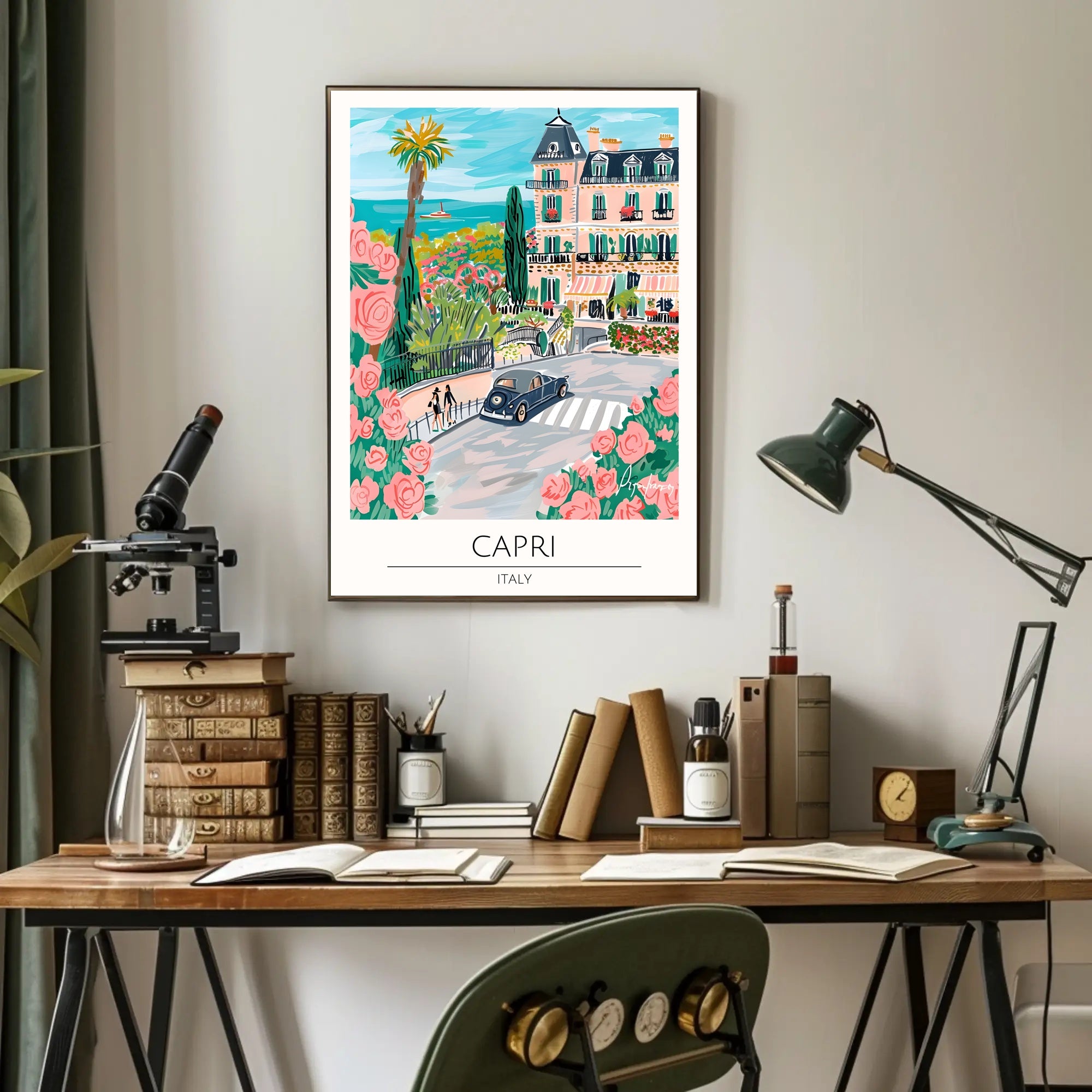 Vibrant Capri Poster PosterGoat