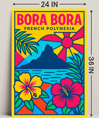 Bora Bora French Polynesia Poster PosterGoat