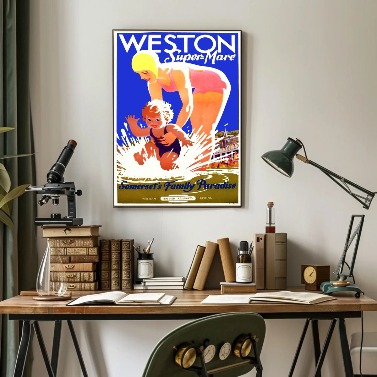 Weston-Super-Mare SomersetS Family Poster