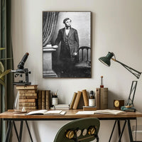 Abraham Lincoln Glasses in Hand Poster Artwork PosterGoat