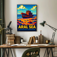 Aral Sea Kazakhstan-Uzbekistan Poster