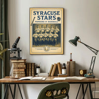 Syracuse Stars Pioneers of Baseball Poster PosterGoat