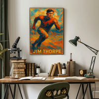 Jim Thorpe Athletic Icon Poster