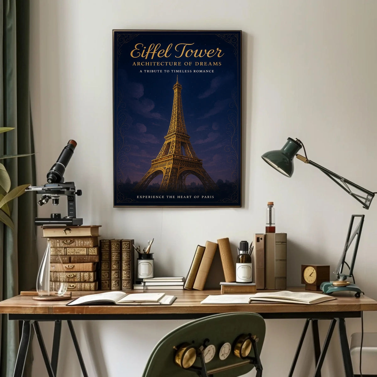 Eiffel Tower Architecture Of Dreams Poster