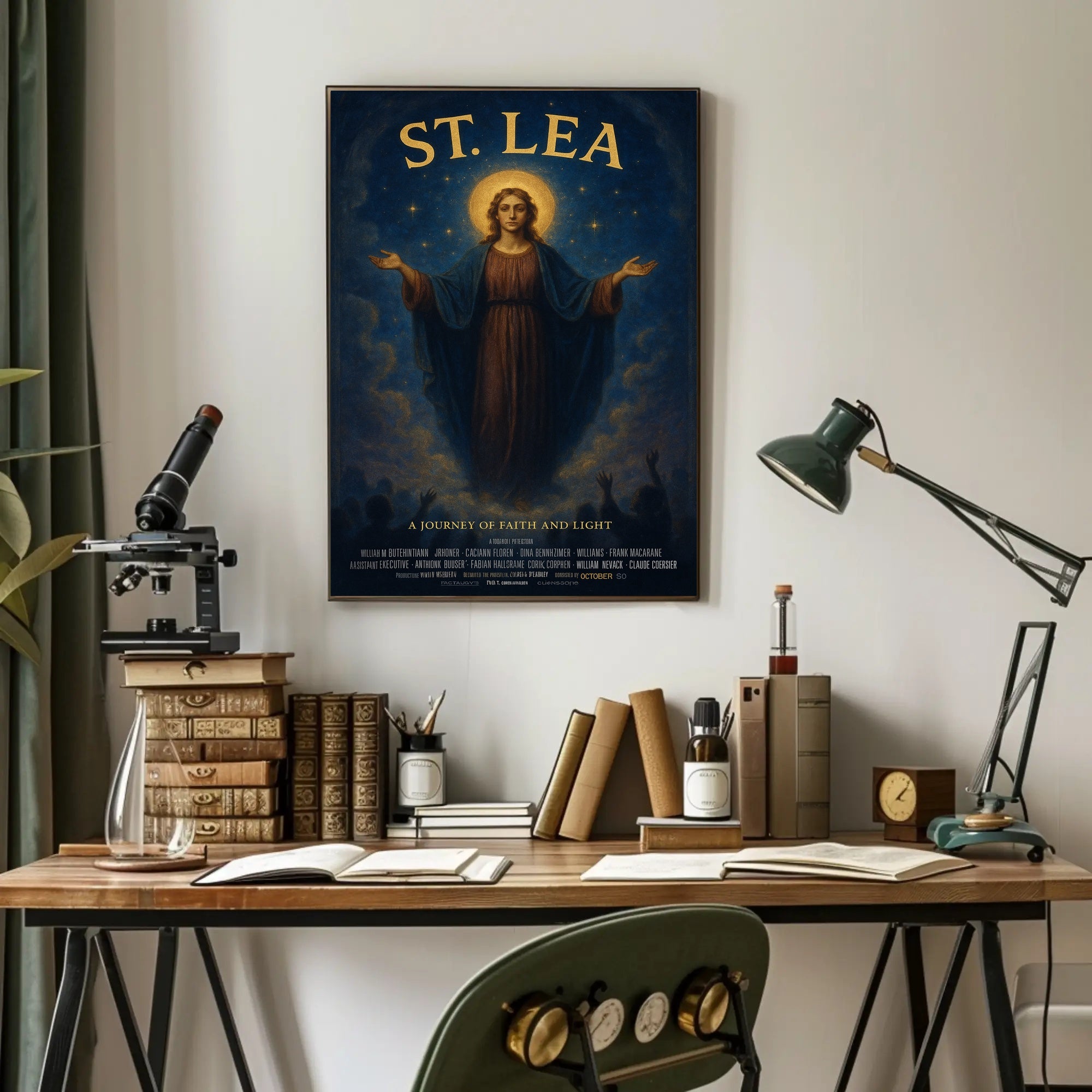 St. Lea A Journey Of Faith And Light Poster
