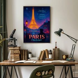 Paris City of Light Poster