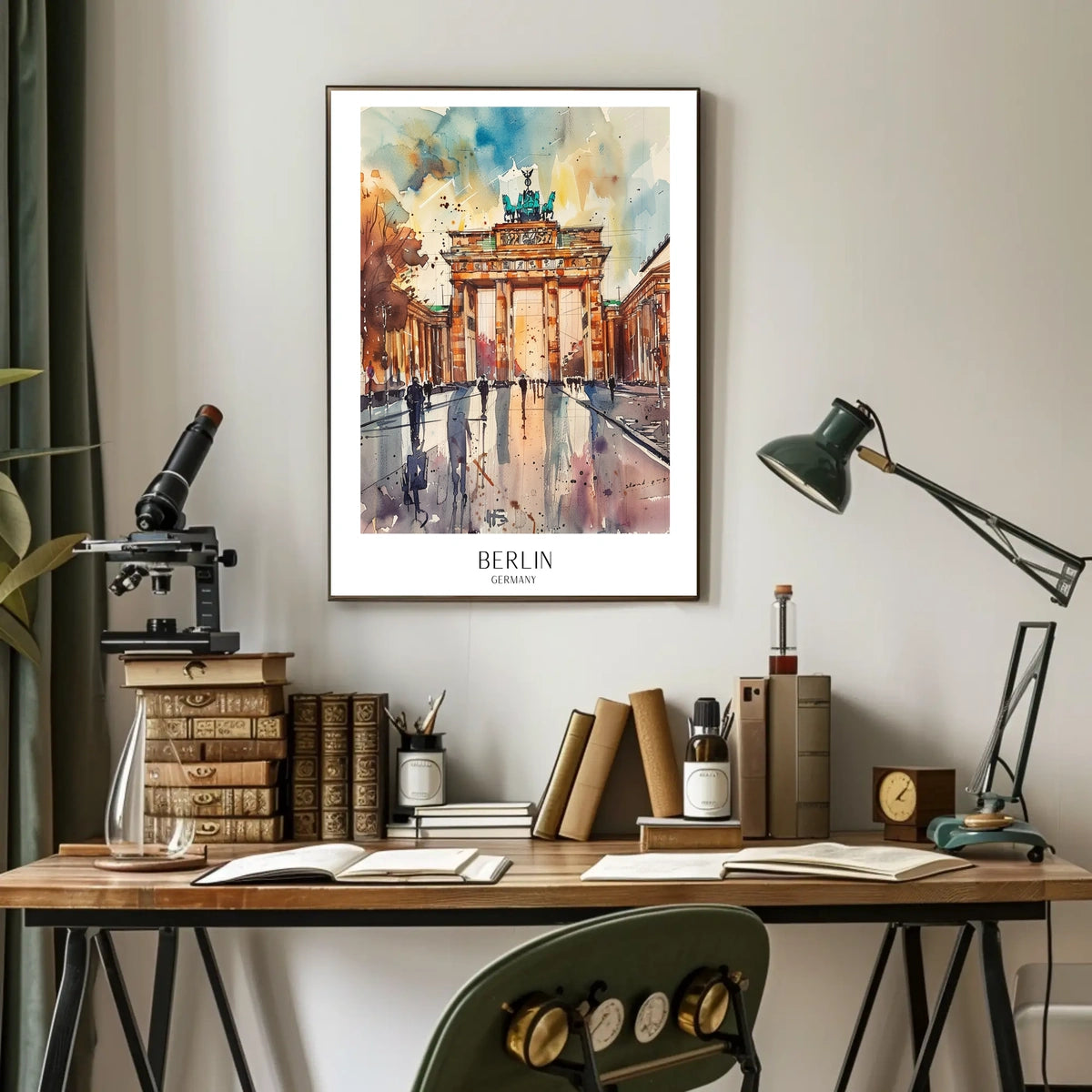 Berlin Architectural Splendor Poster