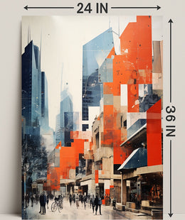 Urban Mosaic Poster