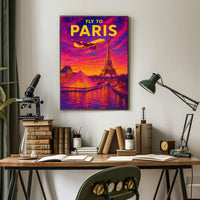 Fly to Paris Poster