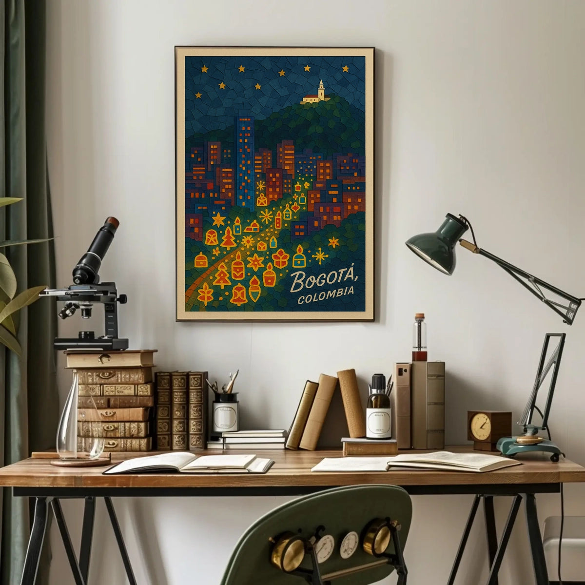 Bogotá, Colombia A Night Of Lights Poster