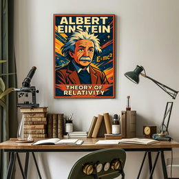 Albert Einstein Theory Of Relativity Poster