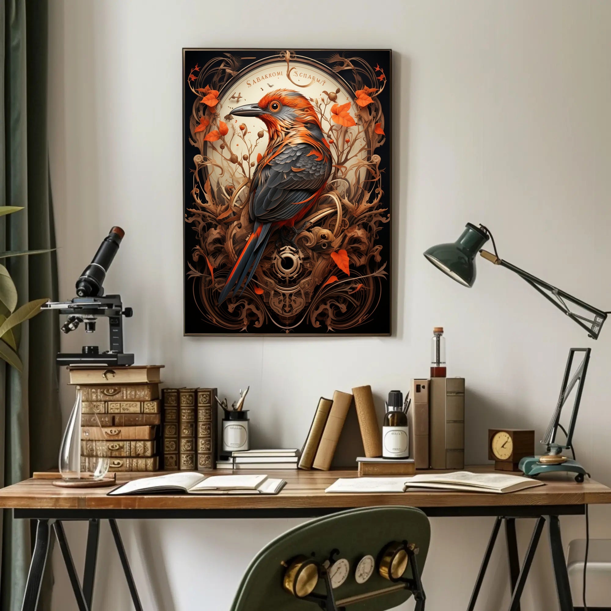 Enchanted Avian Artistry Poster