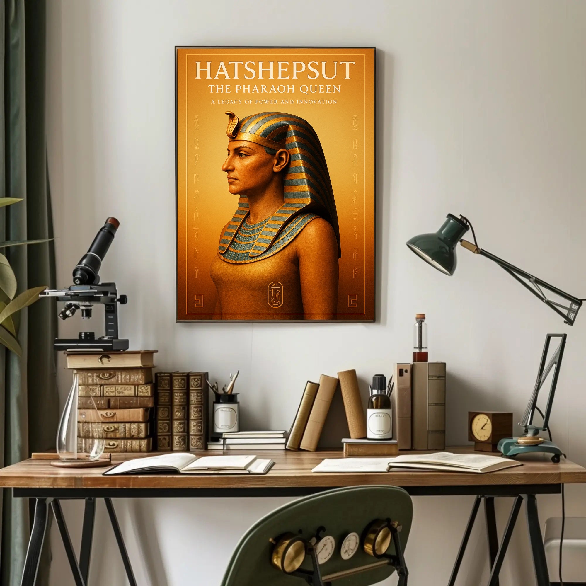 Hatshepsut The Pharaoh Queen Poster PosterGoat
