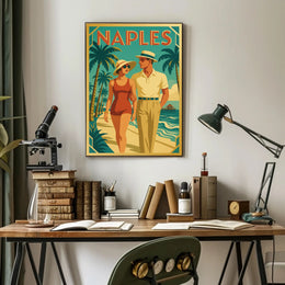 Vintage Naples Travel Poster