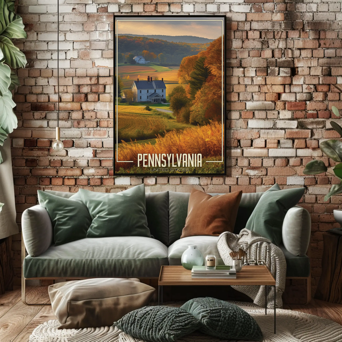 Vintage Poster - Pennsylvania United States