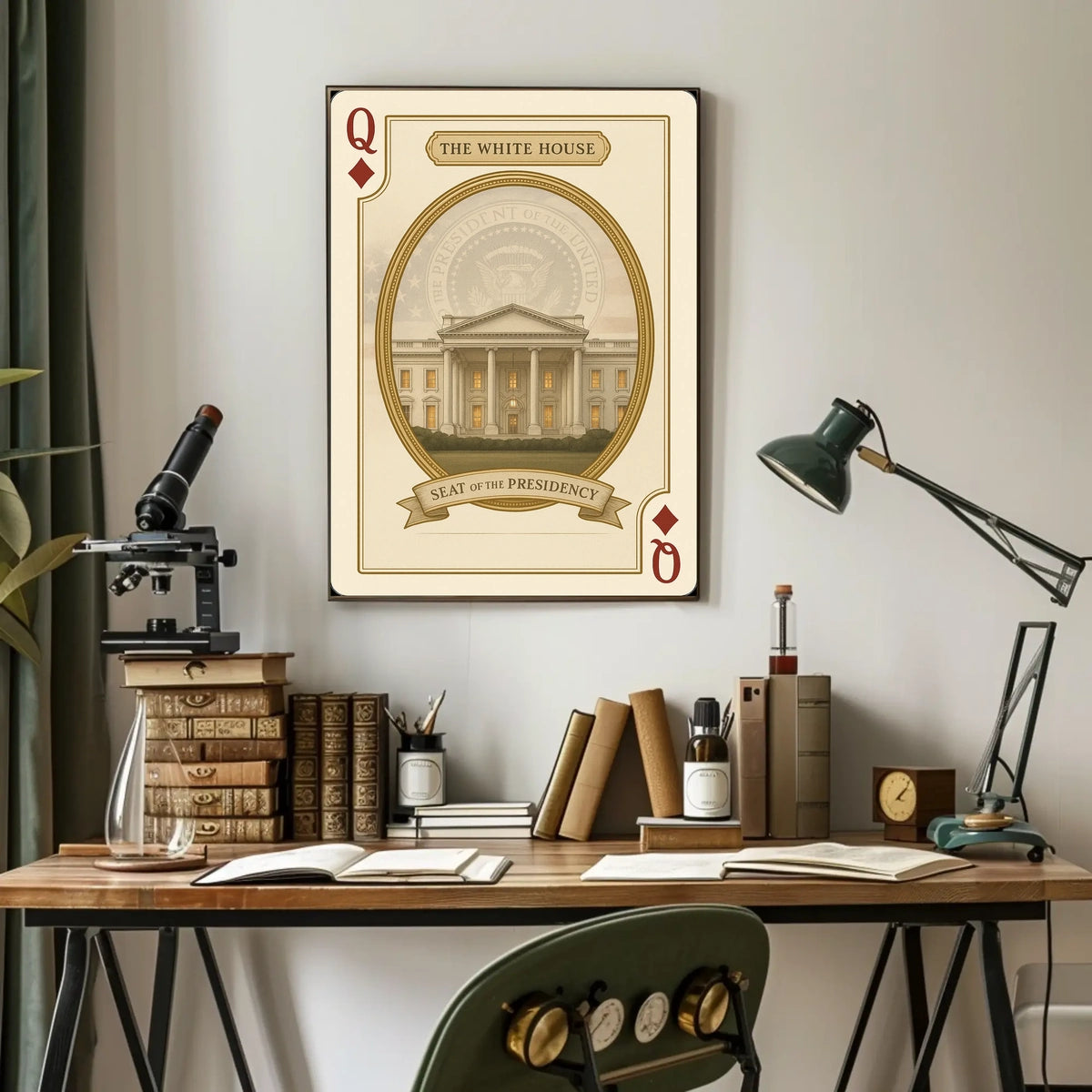 White House Seat Of The Presidency Wall Art Poster