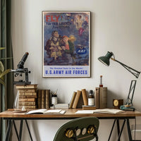 Vibrant Abstract Canvas: Unique Artistic Poster