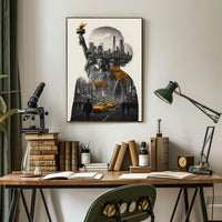 Urban Silhouette New York City Poster