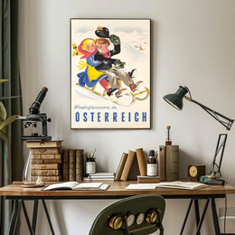 Winter Joys In Austria Poster