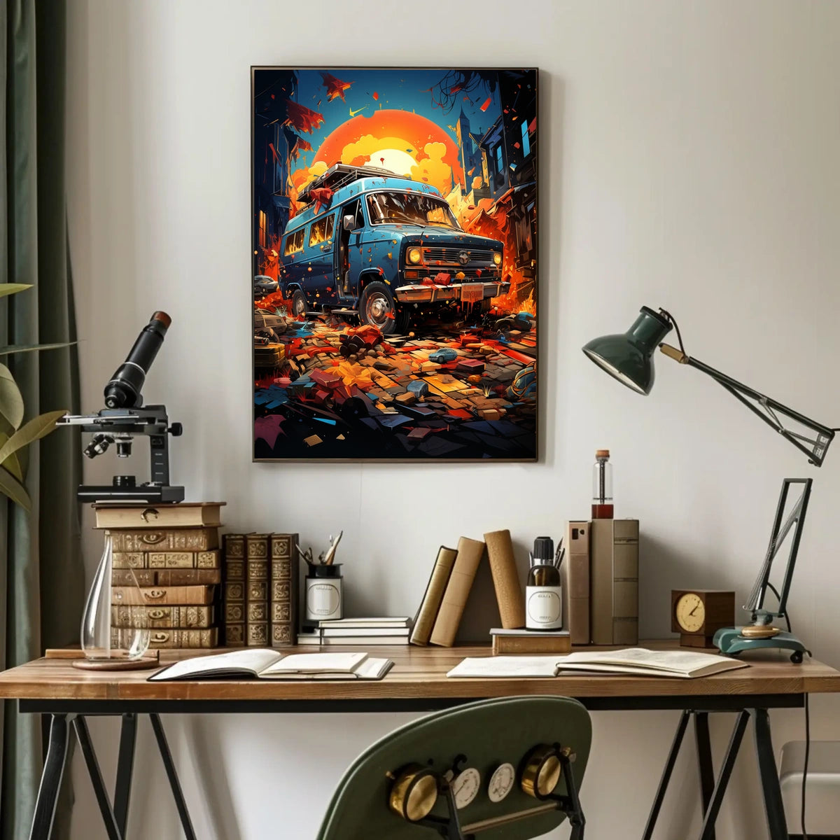 Urban Adventure At Sunset Poster