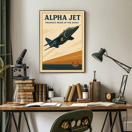 Alpha Jet Frances Pride in the Skies Poster