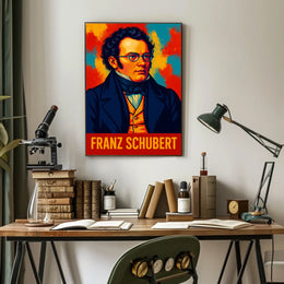 Franz Schubert Portrait Poster