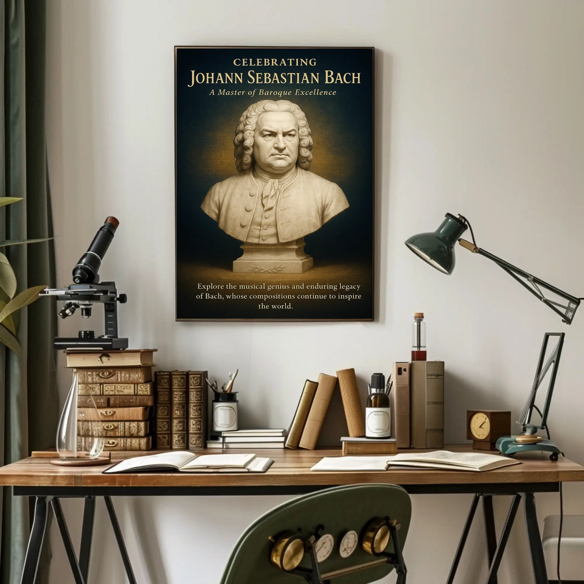 Celebrating Johann Sebastian Bach Poster
