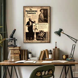 The Kringsberg Company Séance Exposé Vintage Cultural Poster