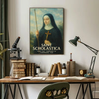 Saint Scholastica Poster