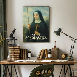 Saint Scholastica Poster