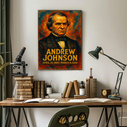 Andrew Johnson 17Th President Poster