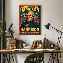 William Henry Harrison Ninth President Poster Wall Art