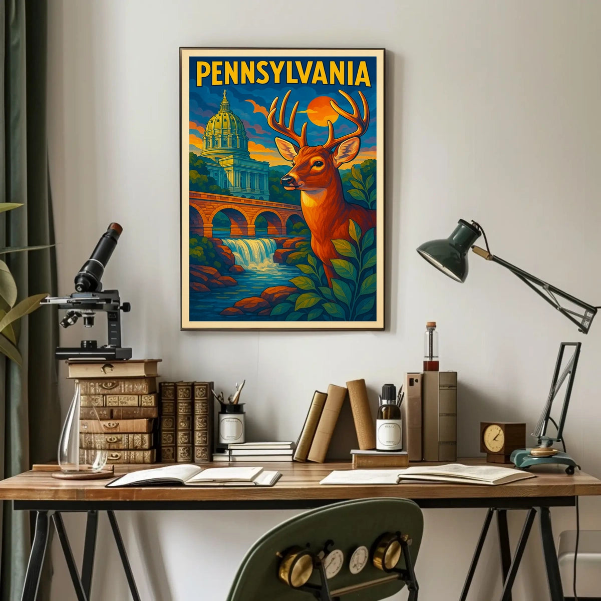 Pennsylvania Wildlife And Heritage Poster