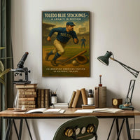 Toledo Blue Stockings A Legacy In Poster