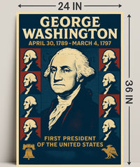 George Washington 1st President Poster PosterGoat