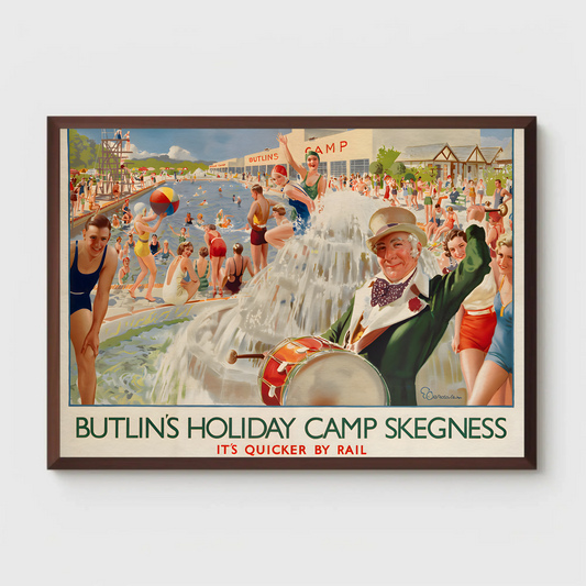 Butlin's Holiday Camp Skegness Poster