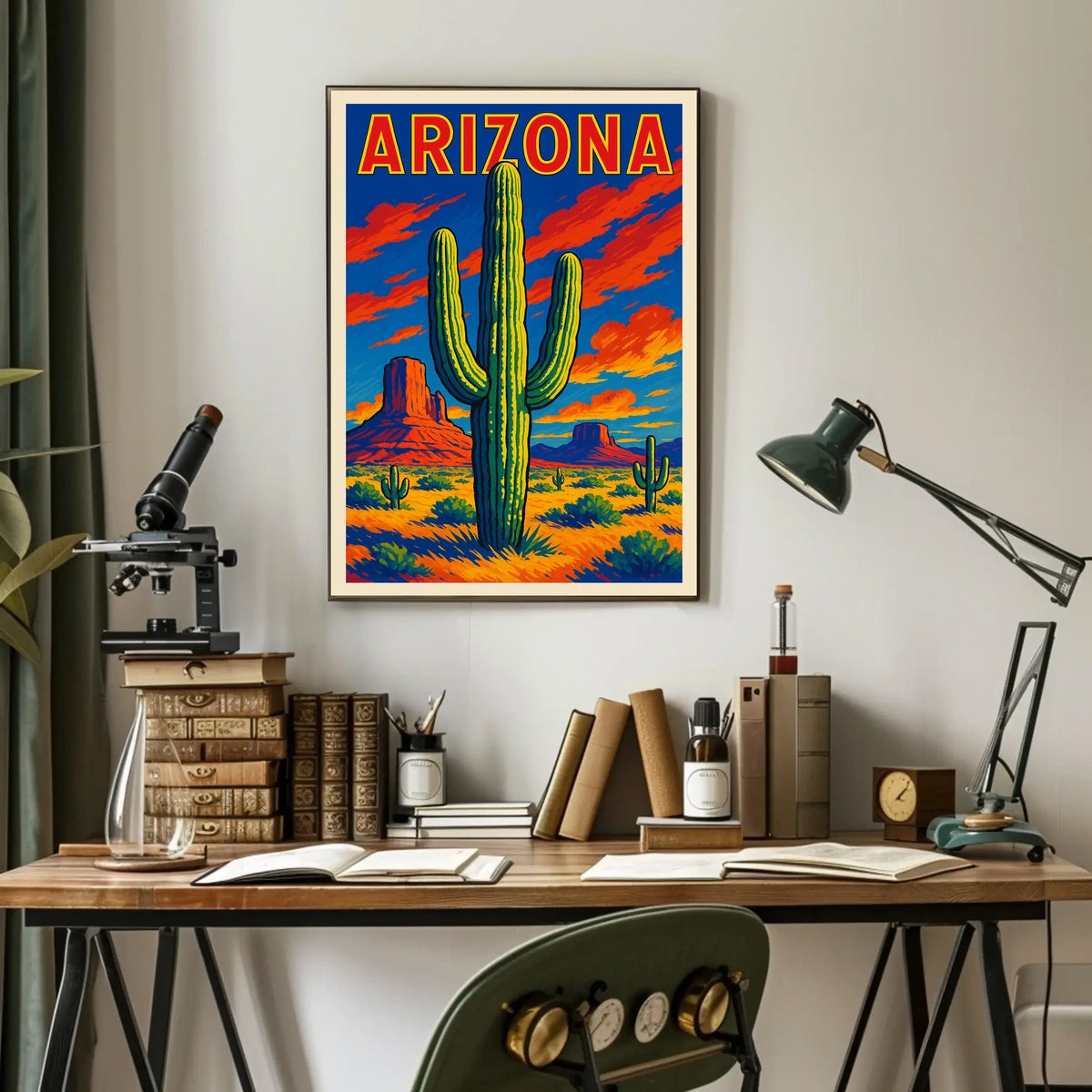 Arizona Desert Landscape Poster