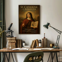 St. Catherine of Bologna  The Patroness of Artists Poster PosterGoat
