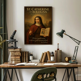 St. Catherine of Bologna  The Patroness of Artists Poster PosterGoat