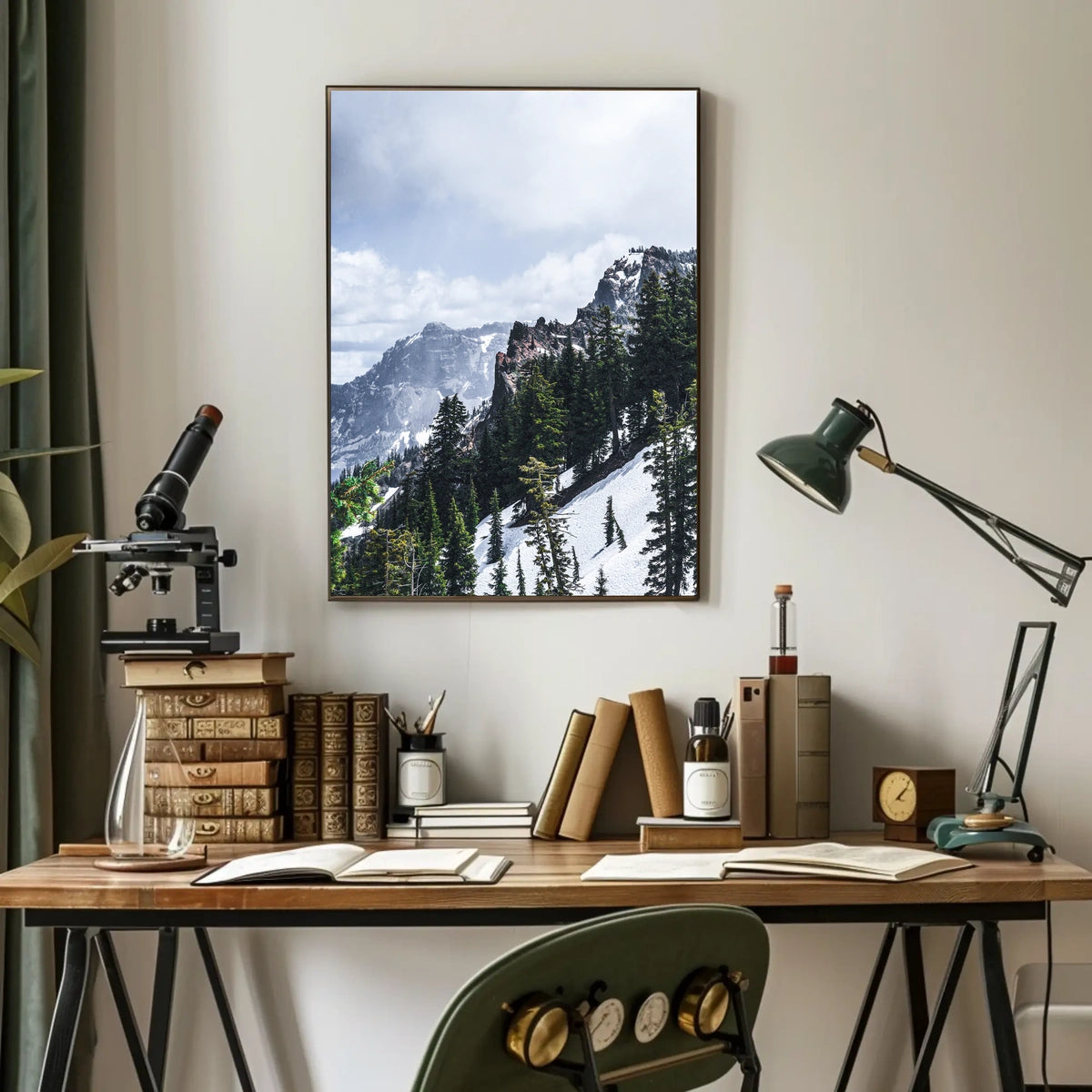 Majestic Mountain Landscape Poster