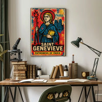 Saint Genevieve Patroness Of Paris Poster