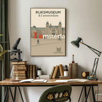 Rijksmuseum and I Amsterdam Poster