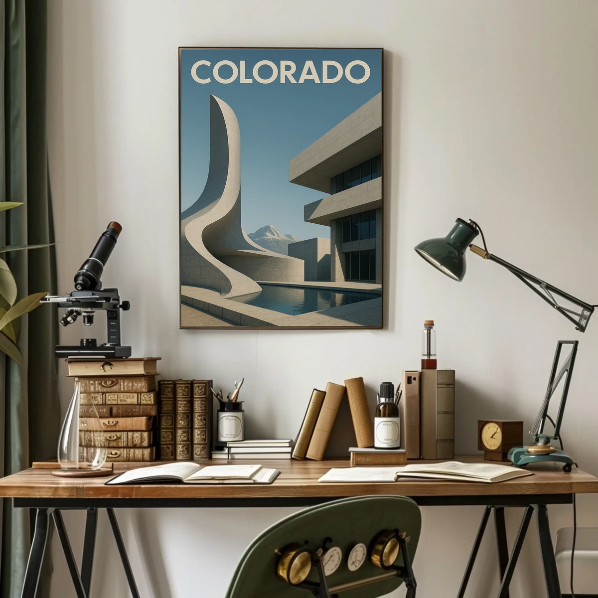 Modern Architecture In Colorado Modern Poster