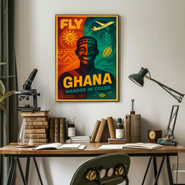Fly Ghana Wander In Color Poster