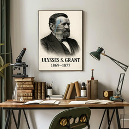 Ulysses S. Grant 18th President of the United States Reflections Poster