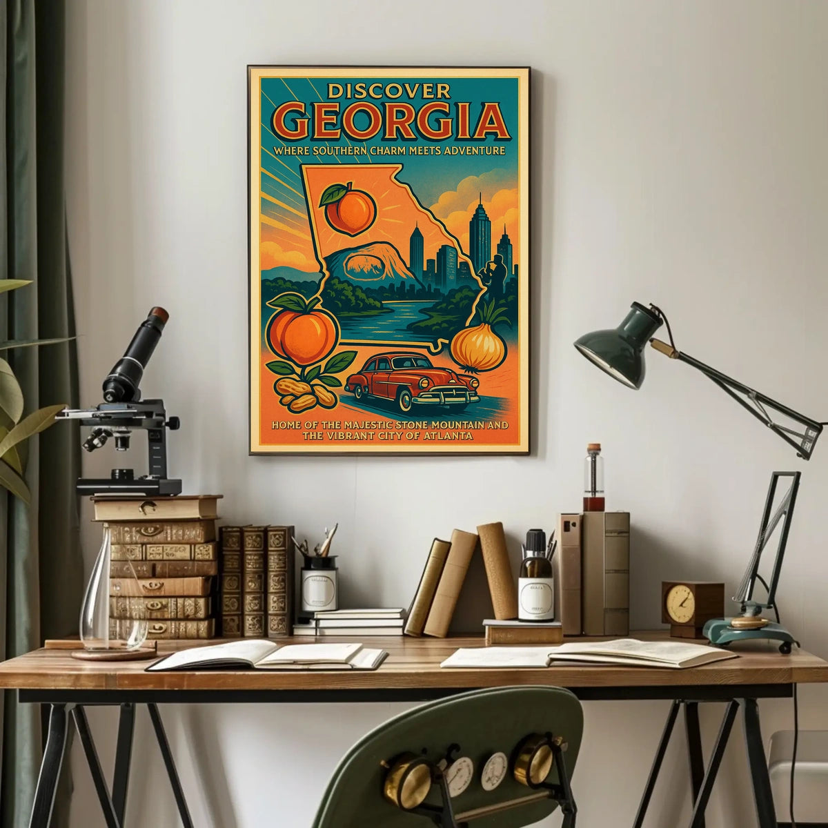 Discover Georgia Poster